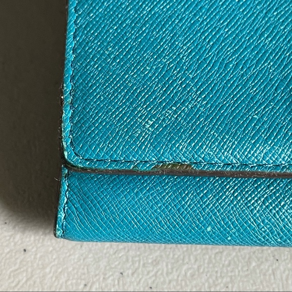 Michael Kors Tri-Fold Wallet Blue - Picture 3 of 16